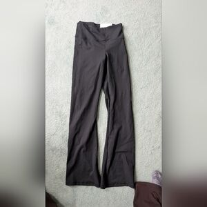 American Eagle The Everything Flare Black High-Waist Yoga Flare Leggings